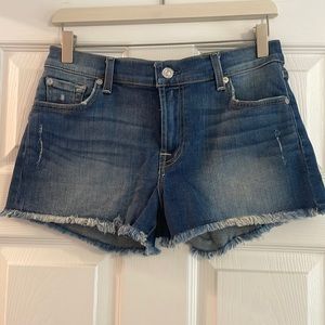 7 for all mankind denim shorts
